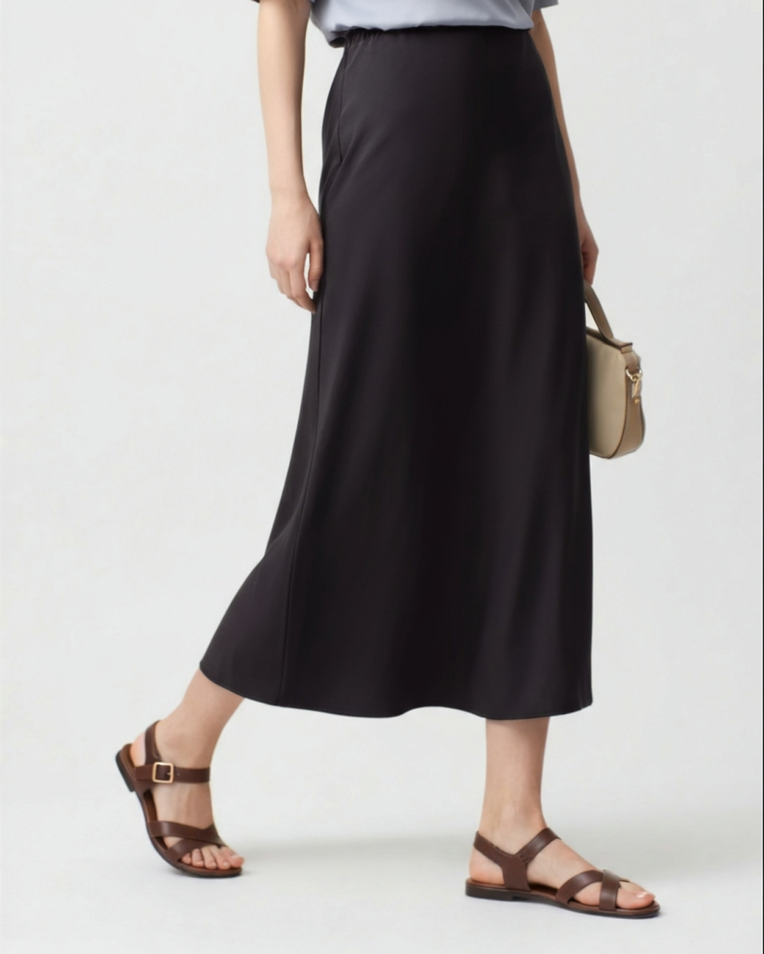 Old Money Silk Skirt