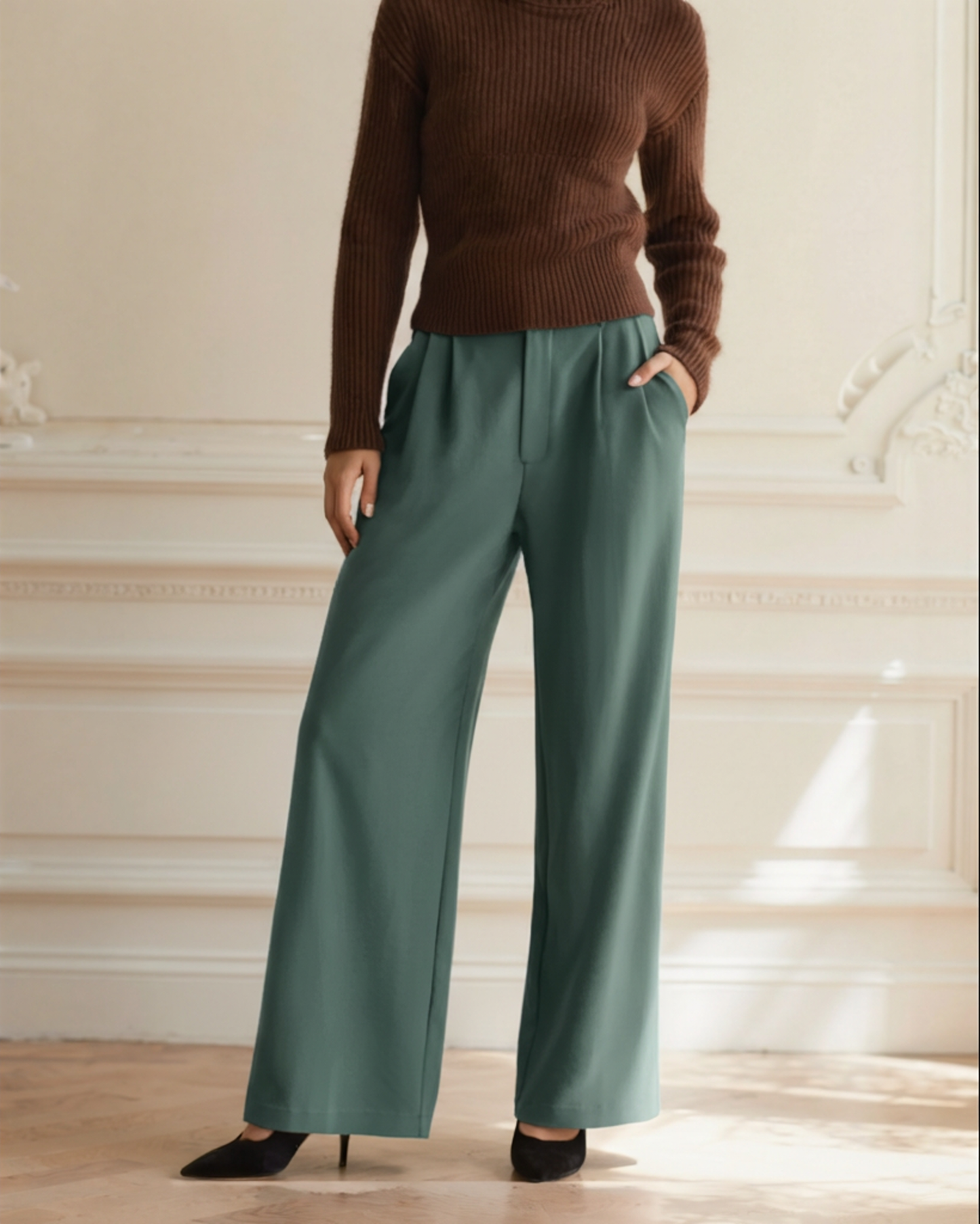 Serena Wide-Leg Trousers